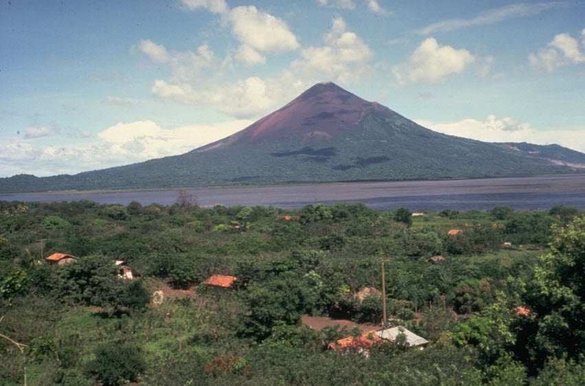 Momotombo Volcano, Near León, Nicaragua